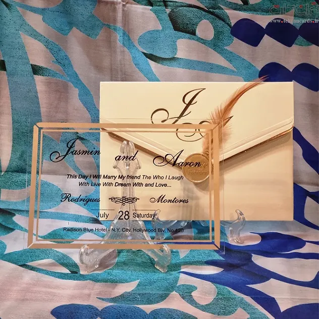 کارت عروسی مینیمال