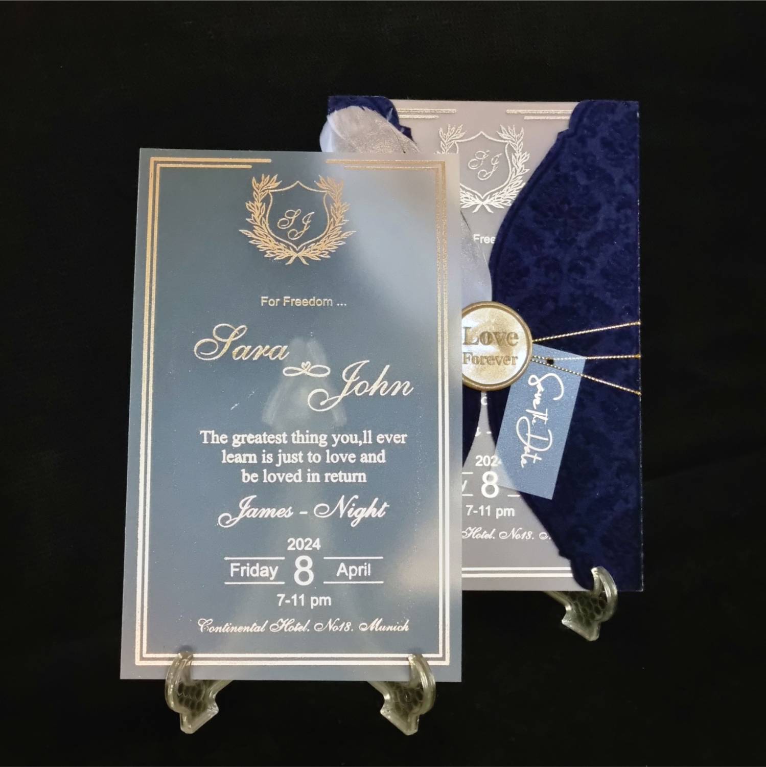 کارت عروسی طلقی کد 677
