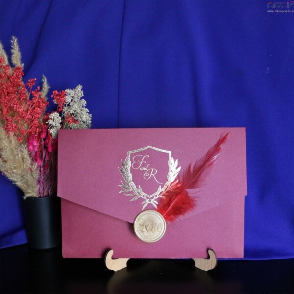 کارت عروسی طلقی لاکچری کد 654