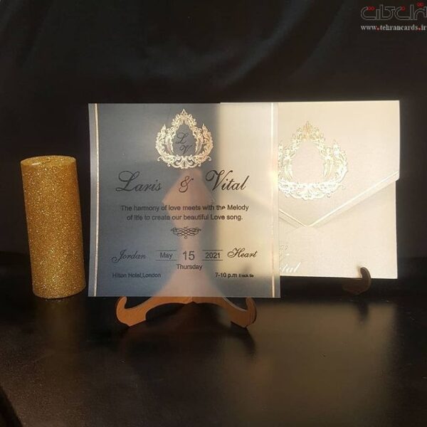 کارت عروسی طلق لاکچری کد 664