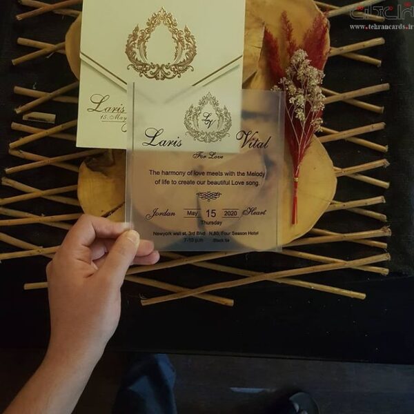 کارت عروسی طلق لاکچری کد 664