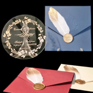 کارت عروسی کد 655 دایره ای