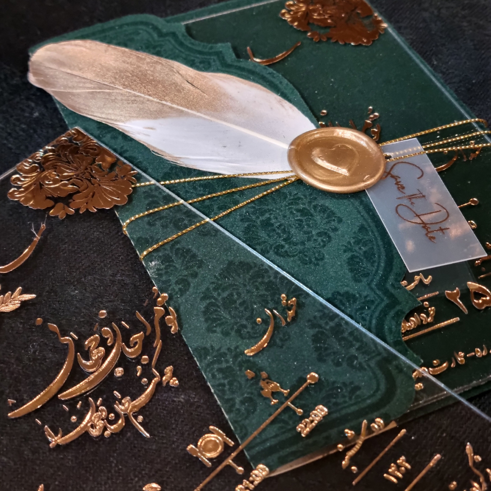 کارت عروسی کد 600 پردار