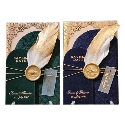 کارت عروسی مخمل