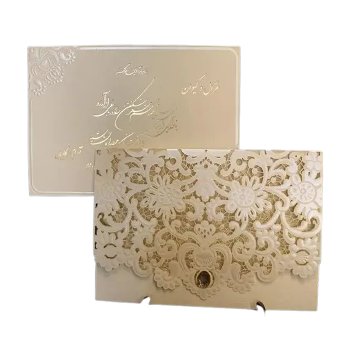 تولید و پخش کارت عروسی کلاسیک